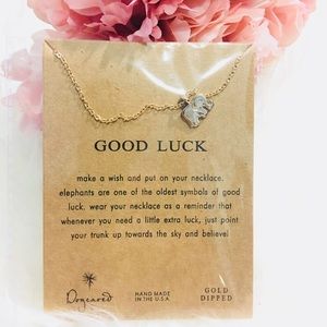 Message necklace. Good luck